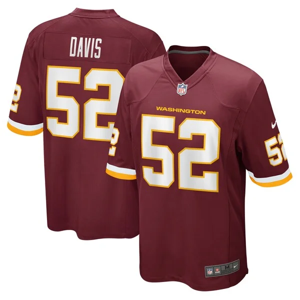 None Game NFL Jersey - Burgundy | Top-Grade Football Apparel