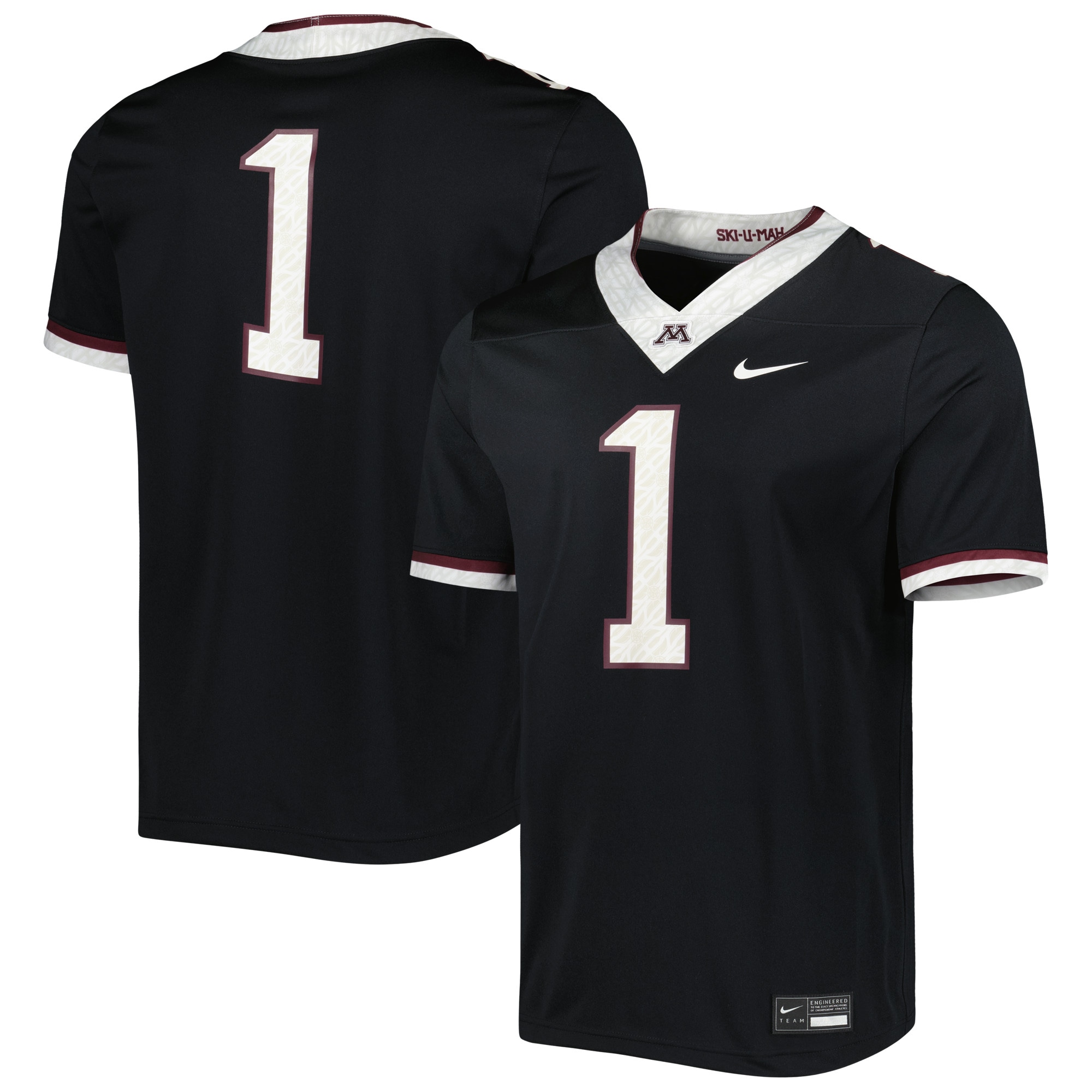 #1 Minnesota Golden Gophers Untouchable 26/27 Football Jersey - Black