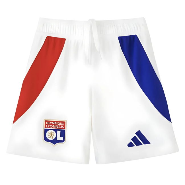 2024-2025 Home Shorts by Olympique Lyon (Kids