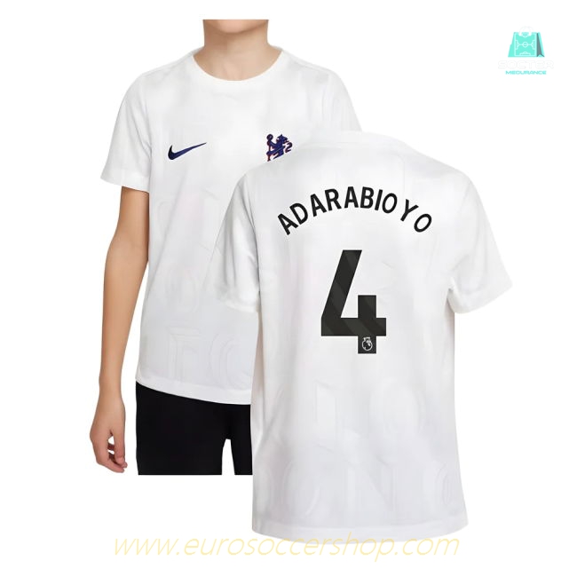 2025-2026 Chelsea Pre-Match Shirt (White) - Kids (Adarabioyo 4)