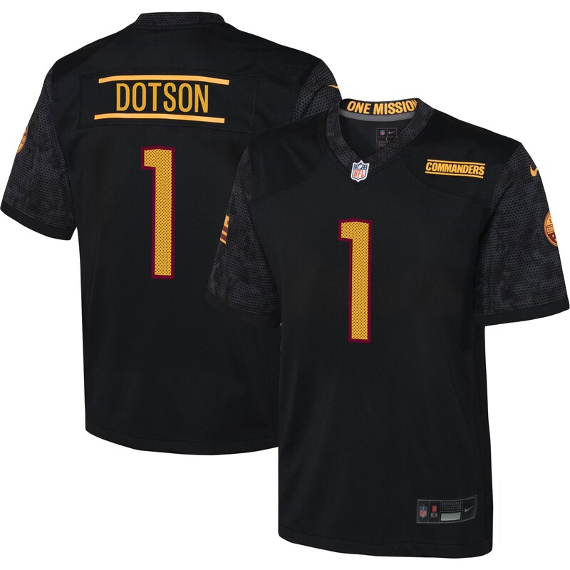 None Jahan Dotson WAS Commanders Victory Officially Licensed Jersey