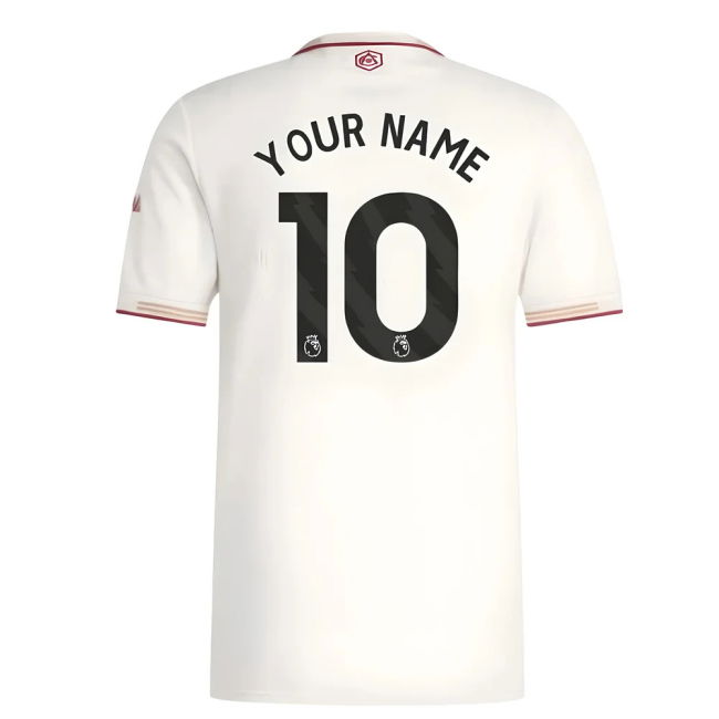 2025-2026 Arsenal Third Genuine Stylish Soccer Jersey Your Name A#921