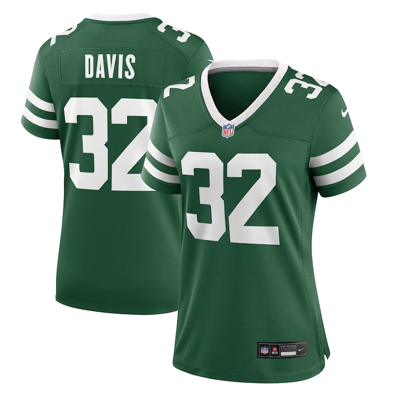 None Isaiah Davis NY Jets Victory Premium Jersey Game Day Wear