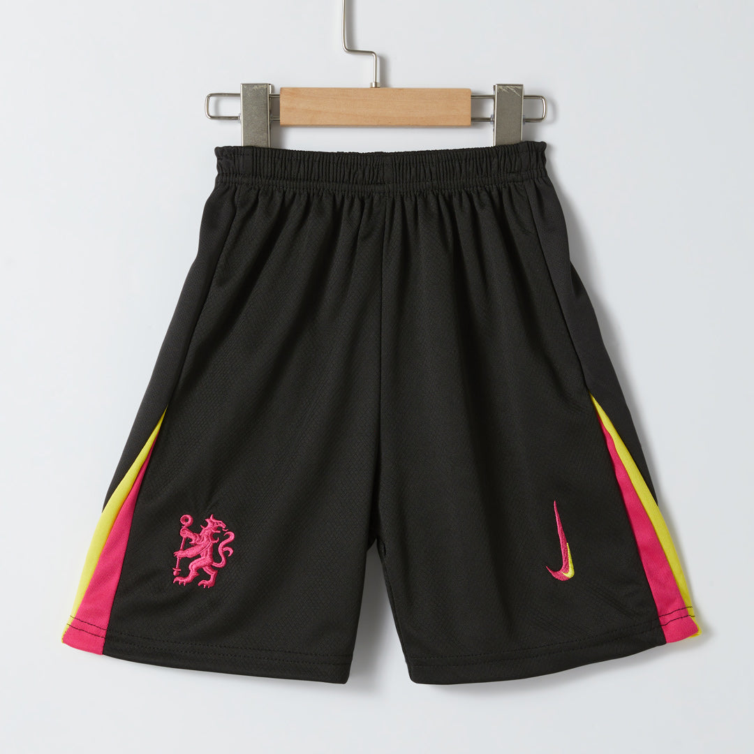 Kid's Chelsea Third Away Soccer Jersey Kit(Jersey+Shorts) 2024/25Authe