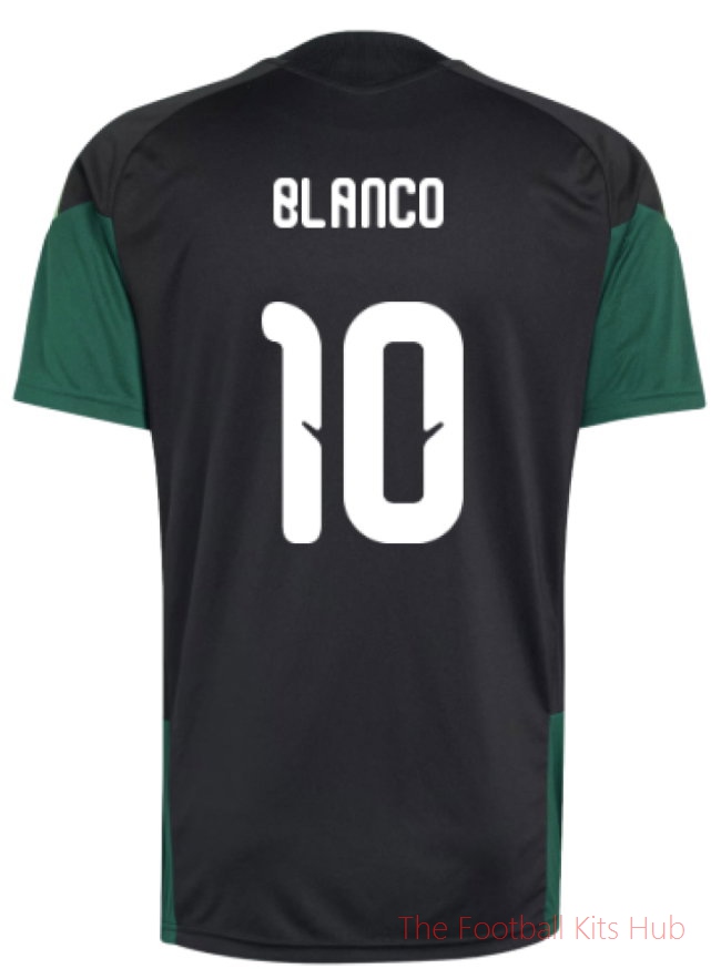 [LK] 2026/27 Mexico Training Jersey (Black) (Blanco 10)