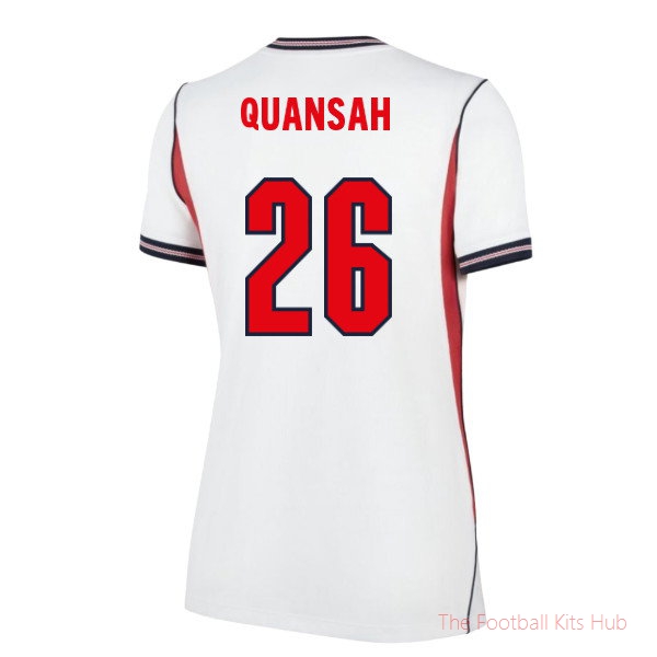 England Home Shirt Quansah #26 2026-2027 National Team Jersey