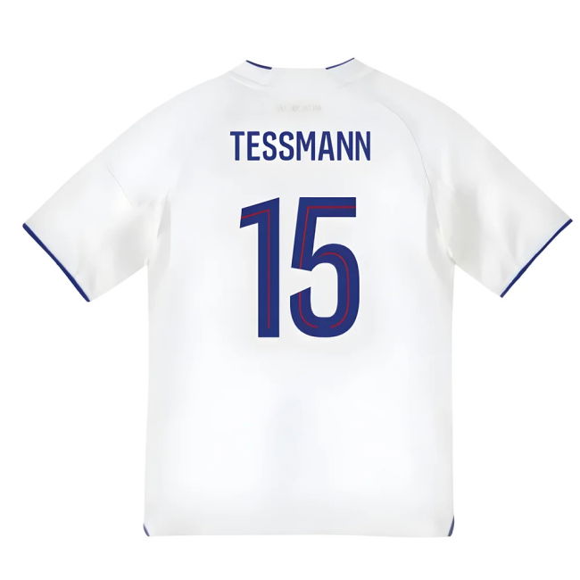 Lyon Soccer Club Fashionable Home Soccer Jersey (Tessmann 15) (Kids)
