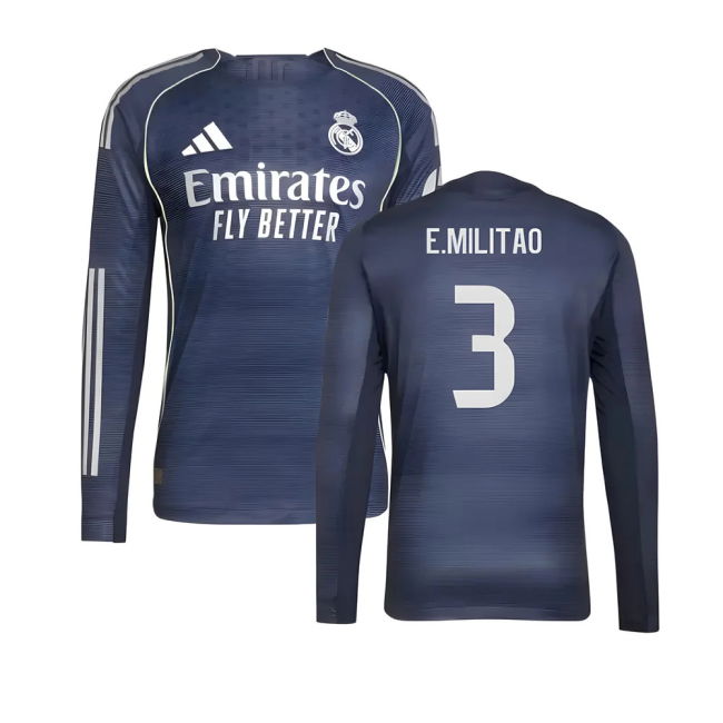 2025-2026 RM Away Vintage (E.Militao 3) Premium Moisture Wicking