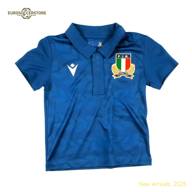 Personalised Italy Rugby Football Shirts Children 2023 Home Jersey