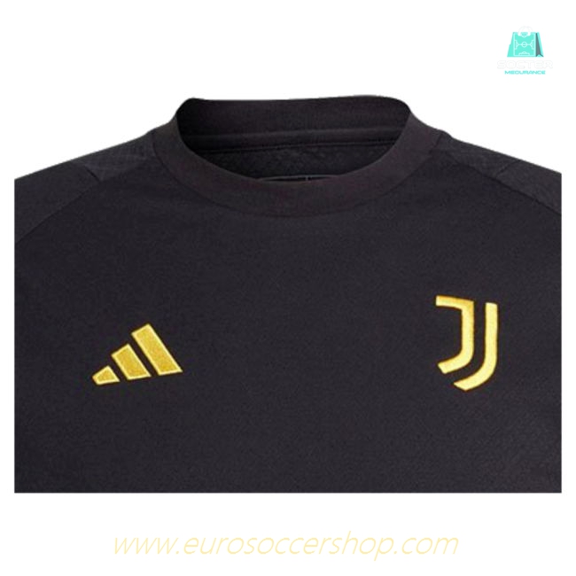 2023-2024 Juventus Cotton Tee (Black)
