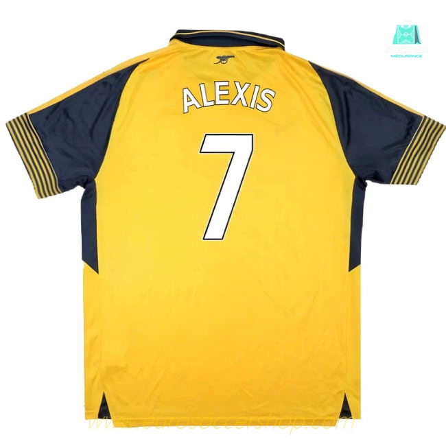 Arsenal 2016-17 Away Shirt ((Mint) S) (Alexis 7)