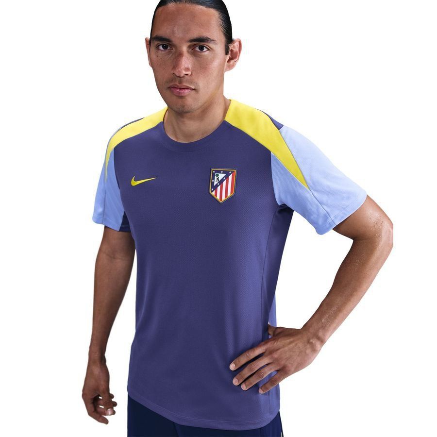Atletico Madrid Training T-Shirt Dri-FIT Strike - Purple Dynasty/Vibrant Yellow