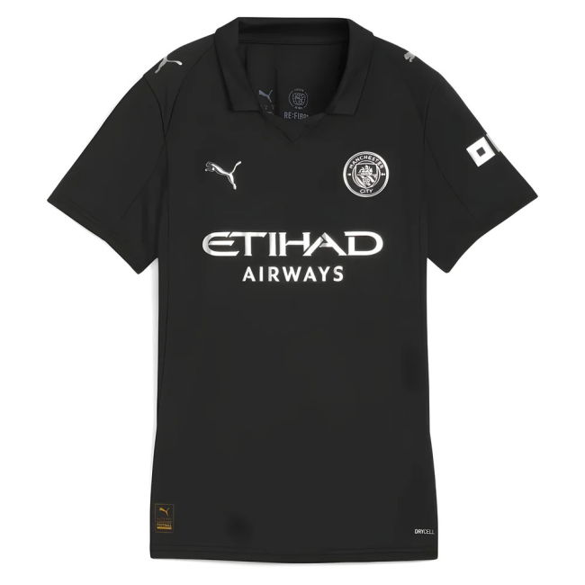 Official Licensed Man City Away Fan Shirt for Womens