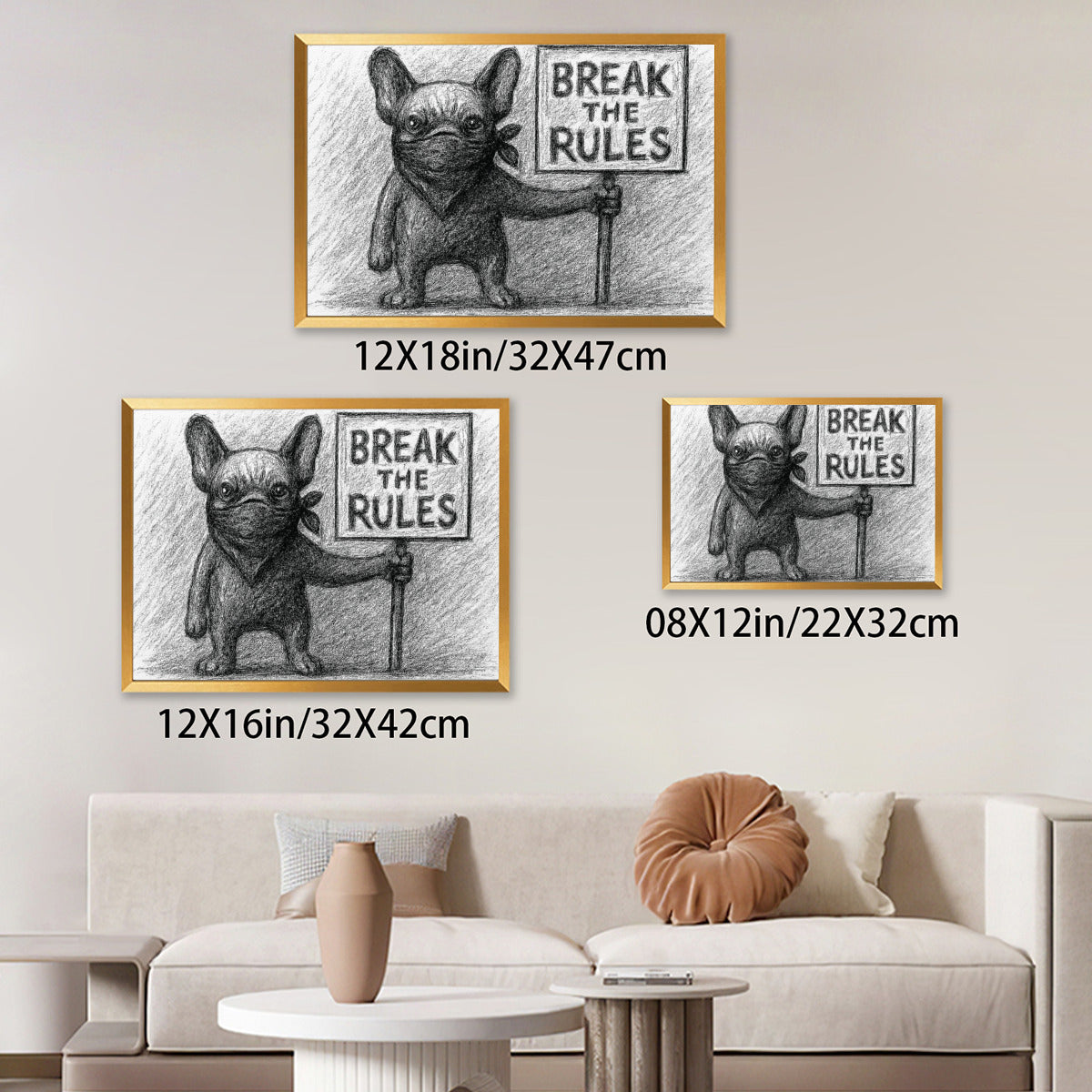 Minimal-Aesthetic Squishy - Framed Poster • Wall Decoration as a Gift