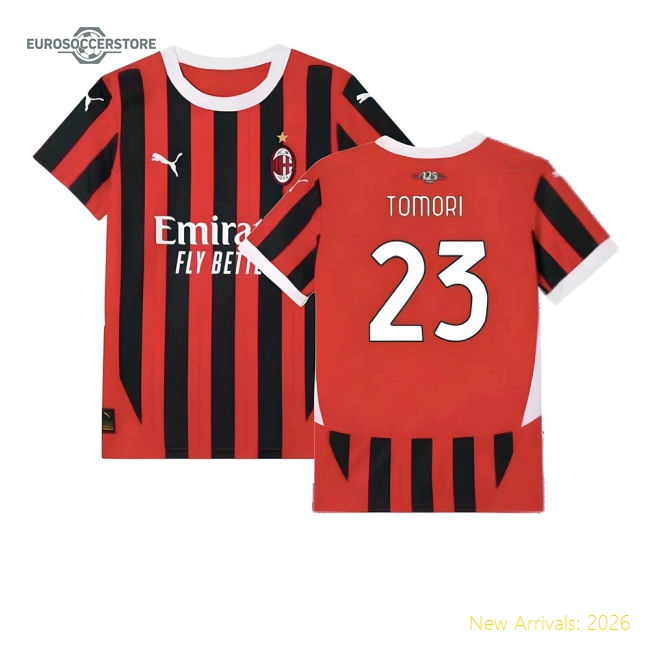 2024-2025 AC Milan Home Shirt (Kids) (Tomori 23)