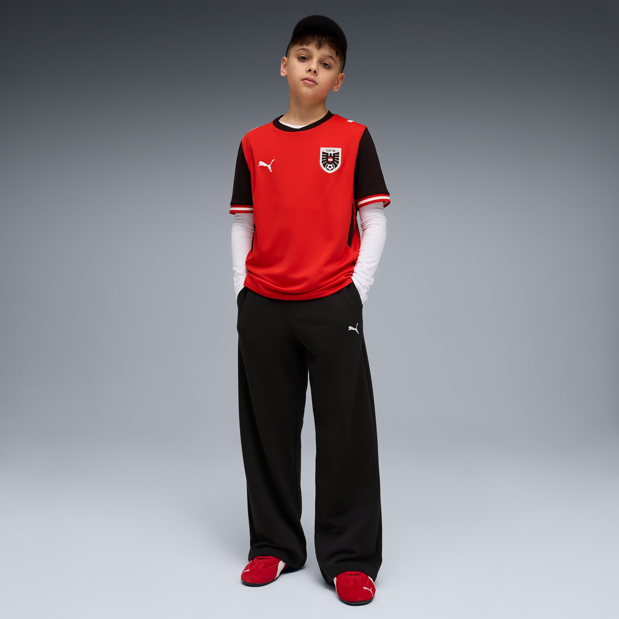 [LK] Austria National Team Youth 2026 Home Replica Jersey - Red
