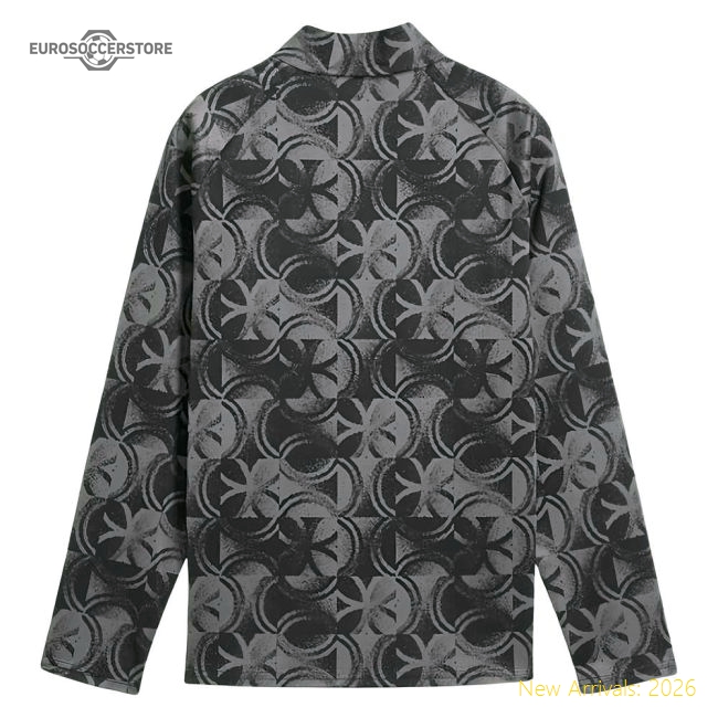 2025-2026 City Man Warm Up 1/4 Zip Top (Black) - Kids Fan Edition