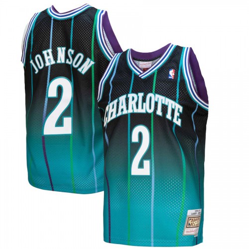 Black Charlotte Hornets #2 Nets Jersey - High-Quality Polyester