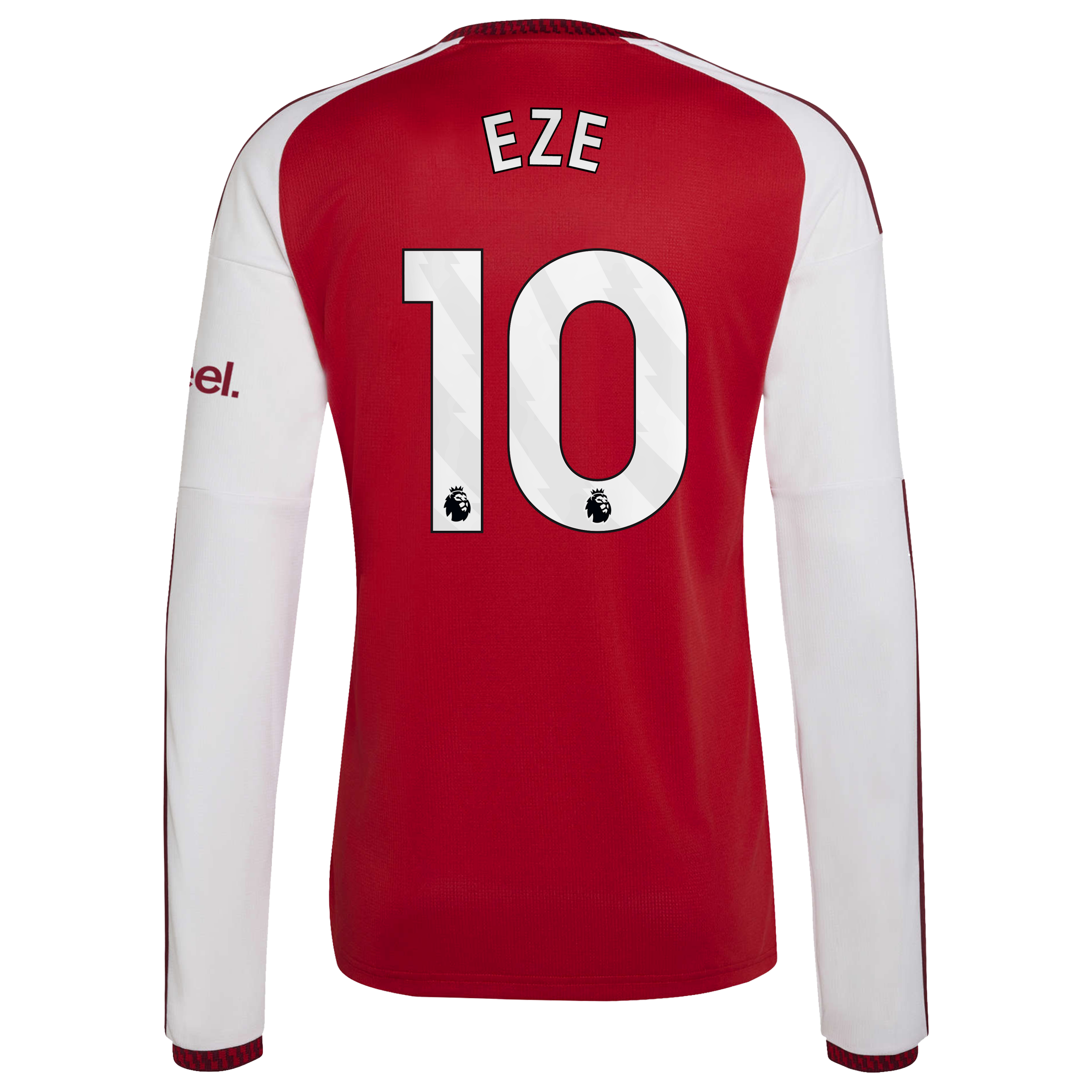 [SJH] Eberechi Eze Arsenal 2026/27 Home Replica Long Sleeve Jersey - Red