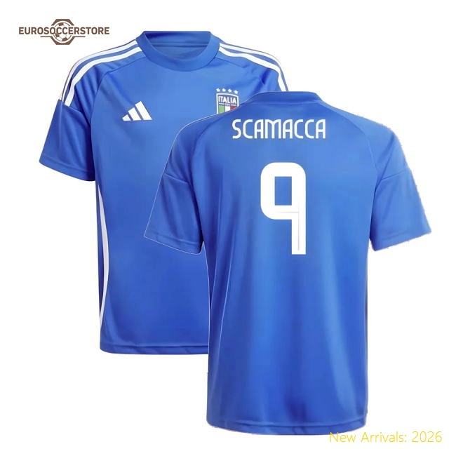 2024-2025 Italy Home Fan Jersey (Kids) (SCAMACCA 9)
