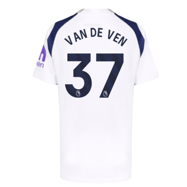 2025-2026 Spurs Hotspur Home Shirt (kids) (van De Ven 37)