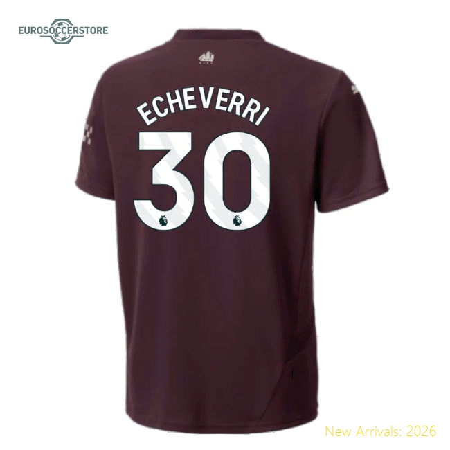 Manchester City 2024-25 Third Fan Version For Adults (Echeverri Game