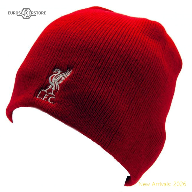Authentic Liverpool Fc Red Beanie - Premium Quality Football Apparel
