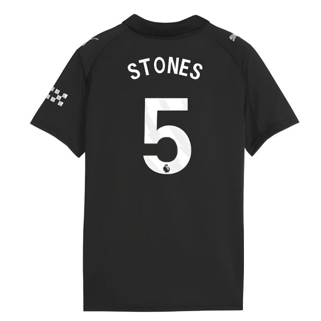 2025-20 Man City Soccer Jerseys original Away Shirt - Kids
