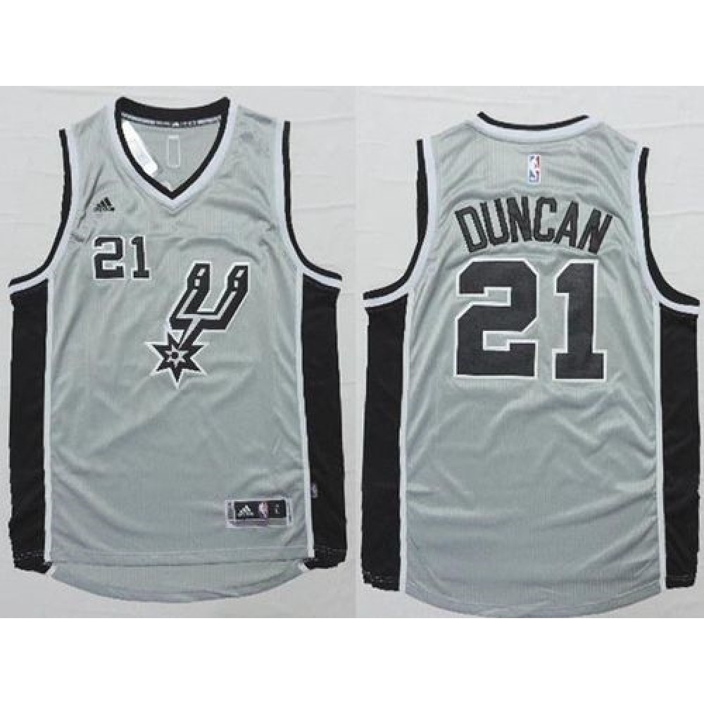 Fan Favorite Classic Men's Spurs #21 Tim None Basketball Jersey