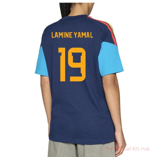 [JED] 2026/27 Spain Training Tee (Night Indigo) (Lamine Yamal 19)