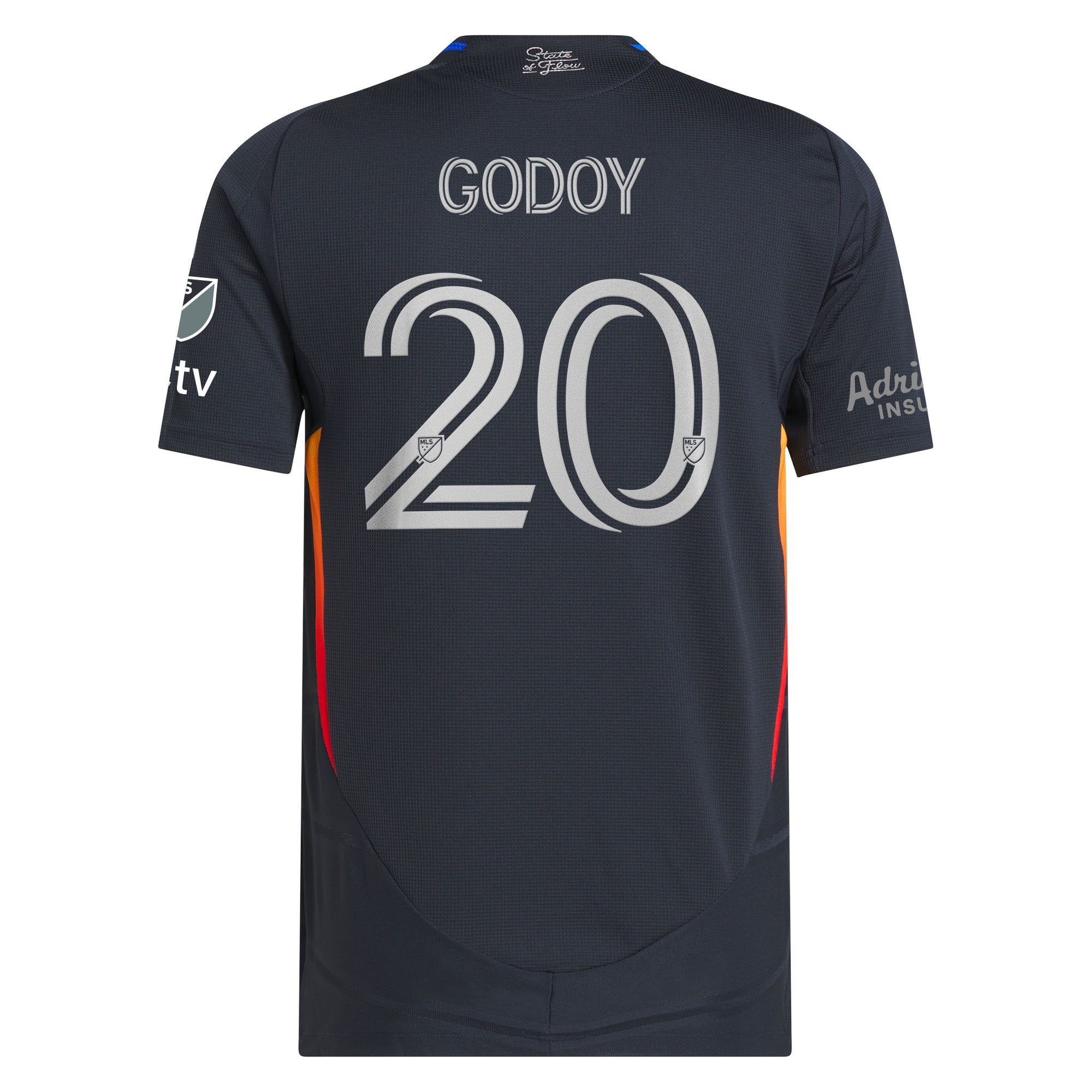 [SD] Anibal Godoy San Diego FC 2025 State of Flow On-Field Authentic Jersey - Navy