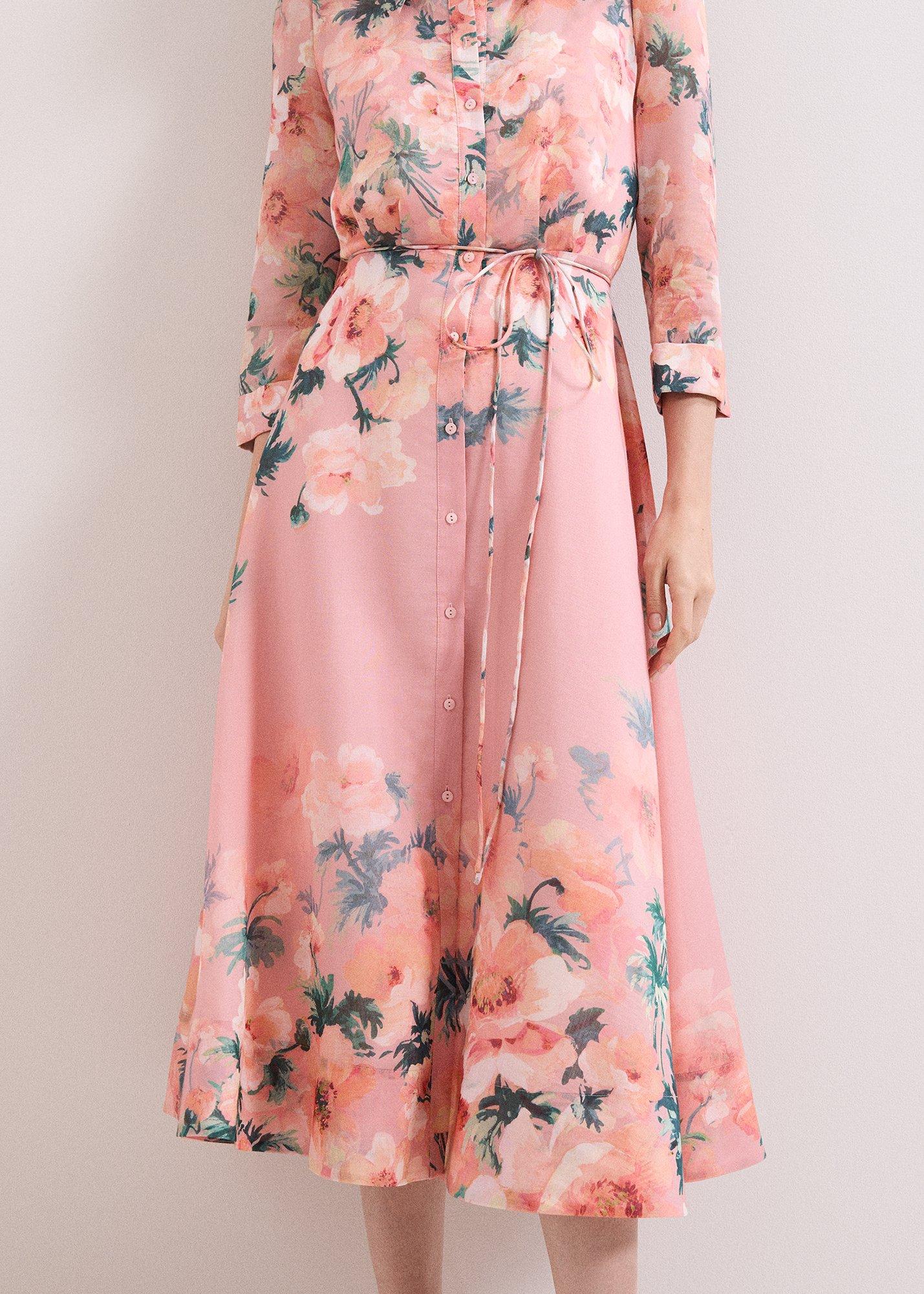 Petite Anabella Floral Shirt Dress