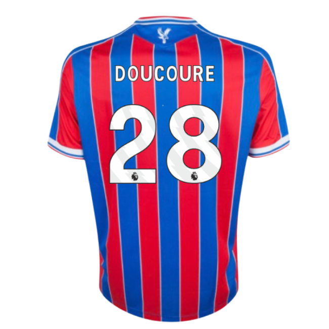 2025-2026 Crystal Palace Home Shirt (Doucoure 28) | Licensed Product