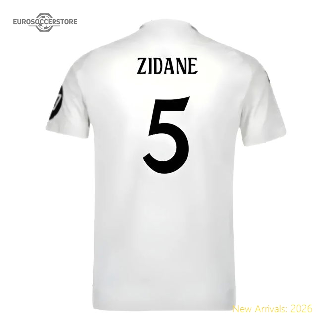 Supporter 2024-2025 Real Madrid Authentic Home Shirt (Zidane 5)