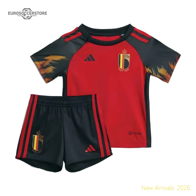 Belgium Home Baby Kit 2022-2023 Fan Wear Jersey Stadium Approved