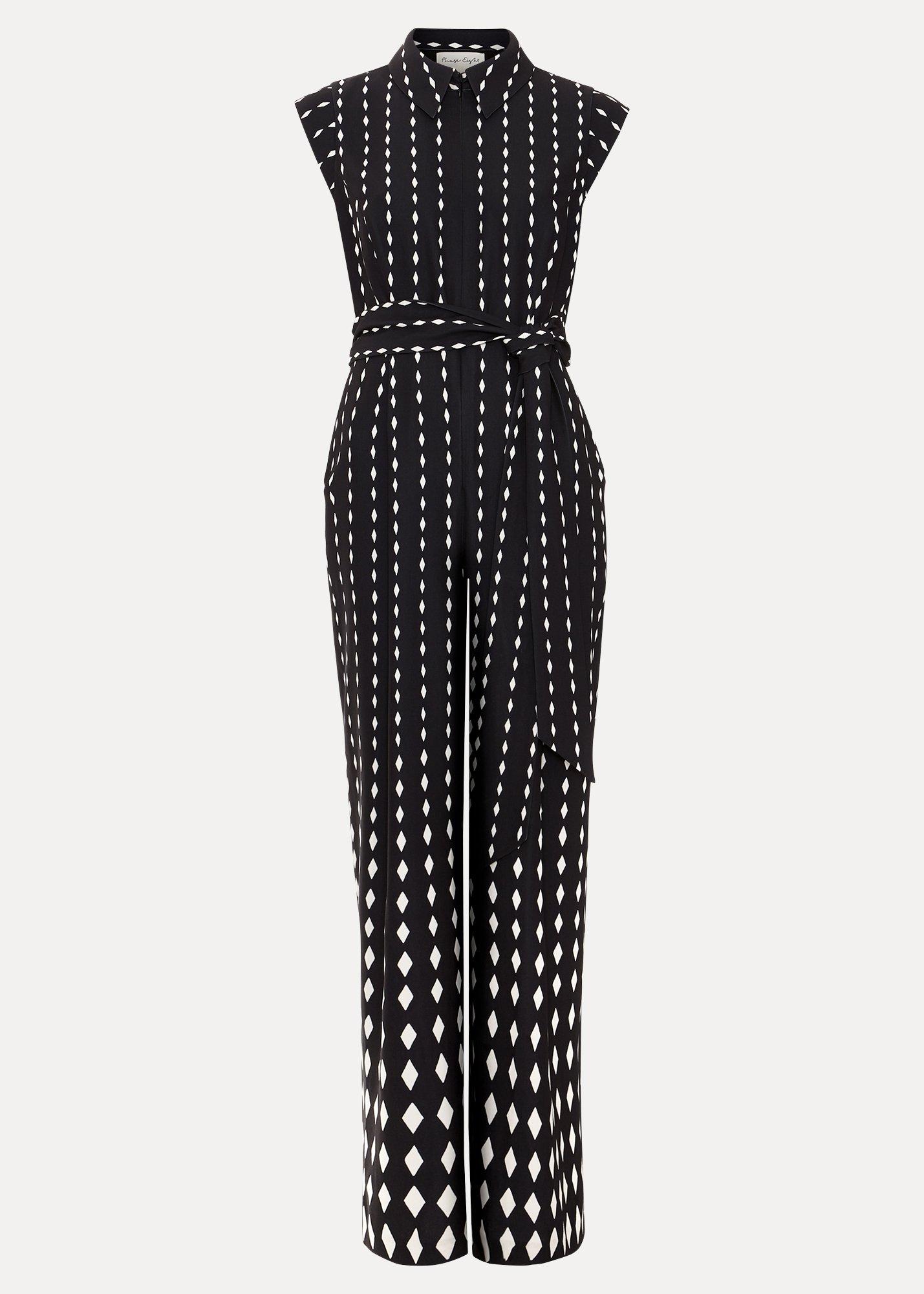 Petite Delina Geo Jumpsuit