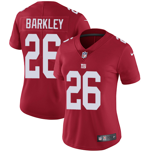 NFL Y G Giants Saquon Barkley #26 Red Limited Game Jersey - Premium