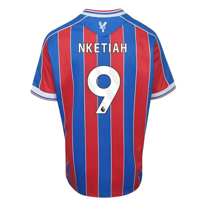 2025-2026 Crystal Palace Soccer Club Home Strip (Nketiah 9) (Kids)