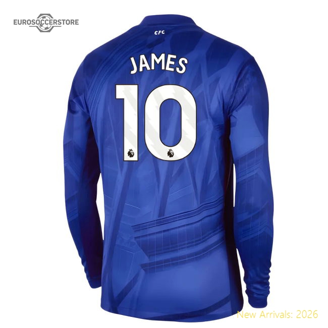2025-2026 Chelsea Home Long Sleeve Shirt (James 10)