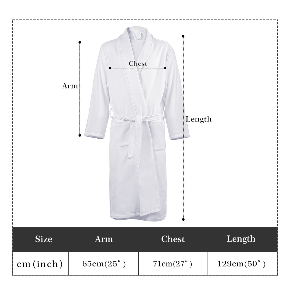 French Bulldog Lover Louie Men Bathrobe Casual Everyday Product
