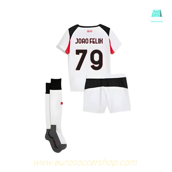 2025-2026 AC Milan Away Mini Kit (Joao Felix 79)