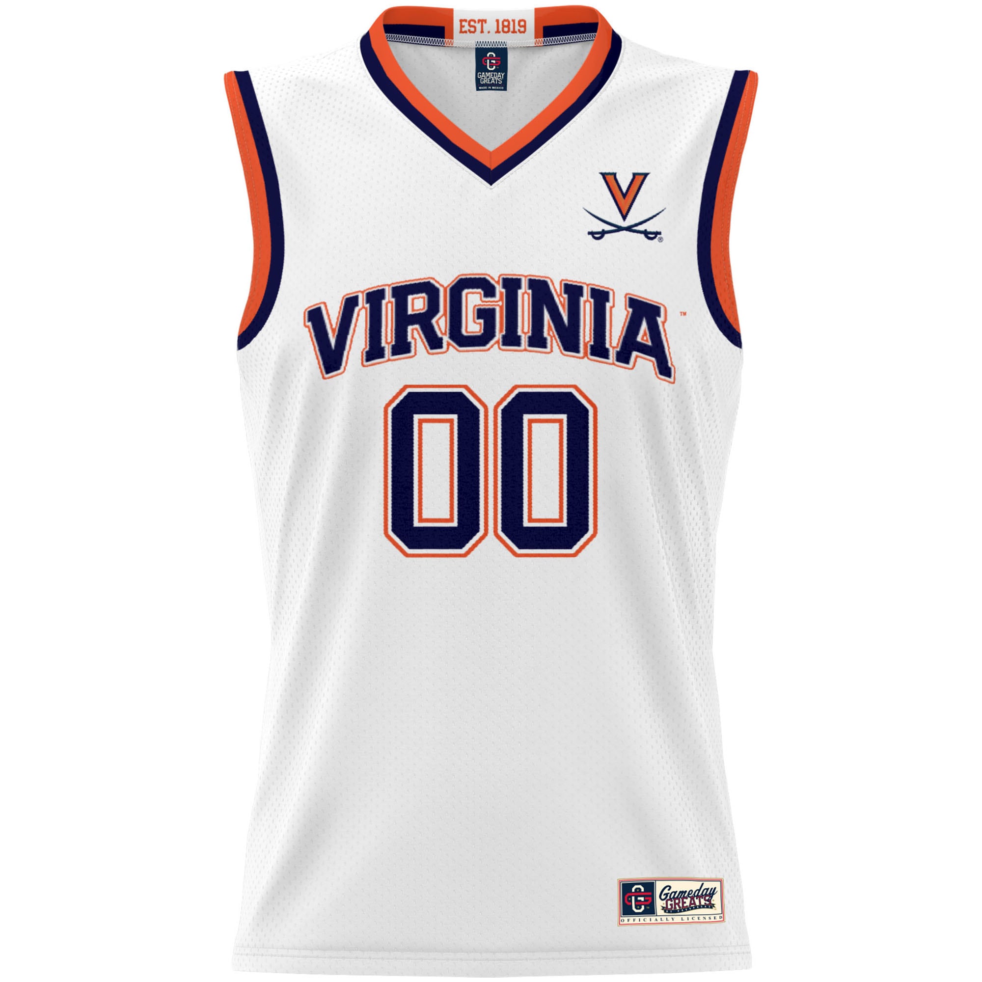 [DDG] Virginia Cavaliers GameDay Greats Youth NIL Pick-A-Player Lightweight Women's Basketball Jersey - White