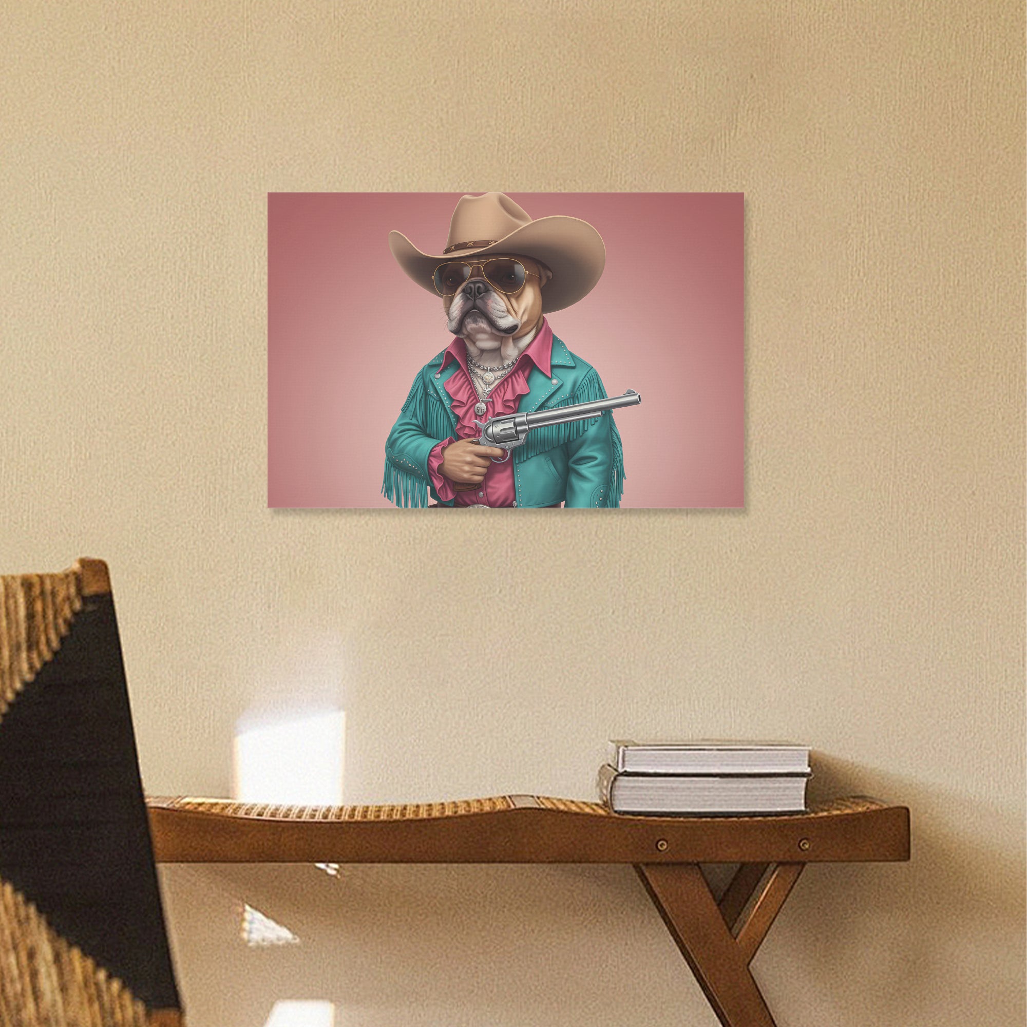 Doris - Adorable Frenchie canvas Wall Art