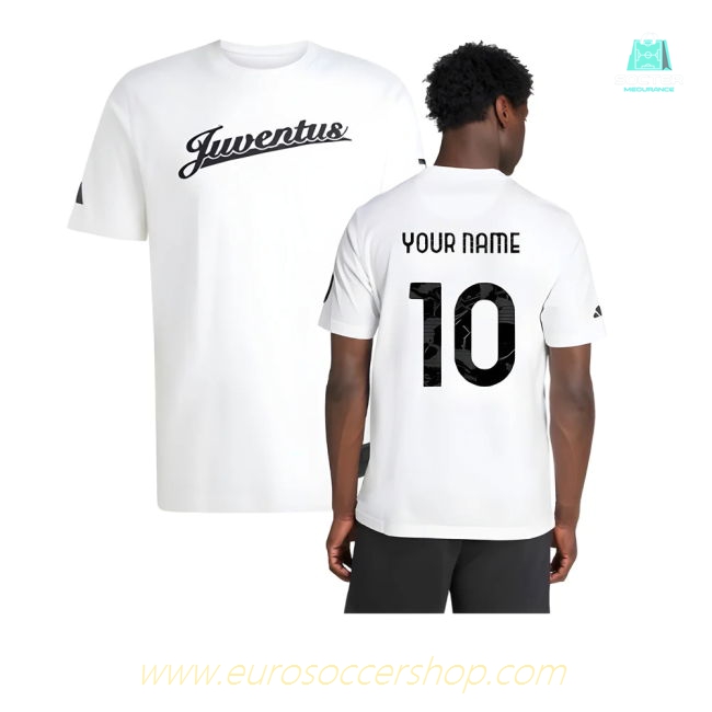2025-2026 Juventus US Tee (White) (Your Name)