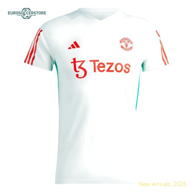 Elegant Ladies Man Utd Jersey 2023-2024 Breathable Quick-dry