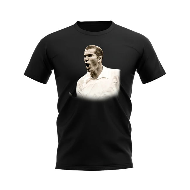 Zinedine Zidane Real Madrid Legend T-Shirt (Black) - Fan Favorite -...
