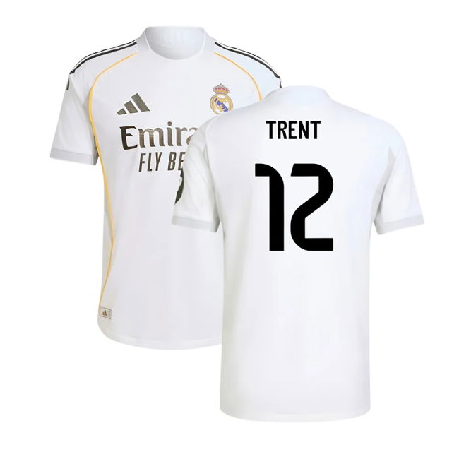 Camiseta Real Madrid Hombres Local 2025-2026 - Alta Calidad - Trent 12