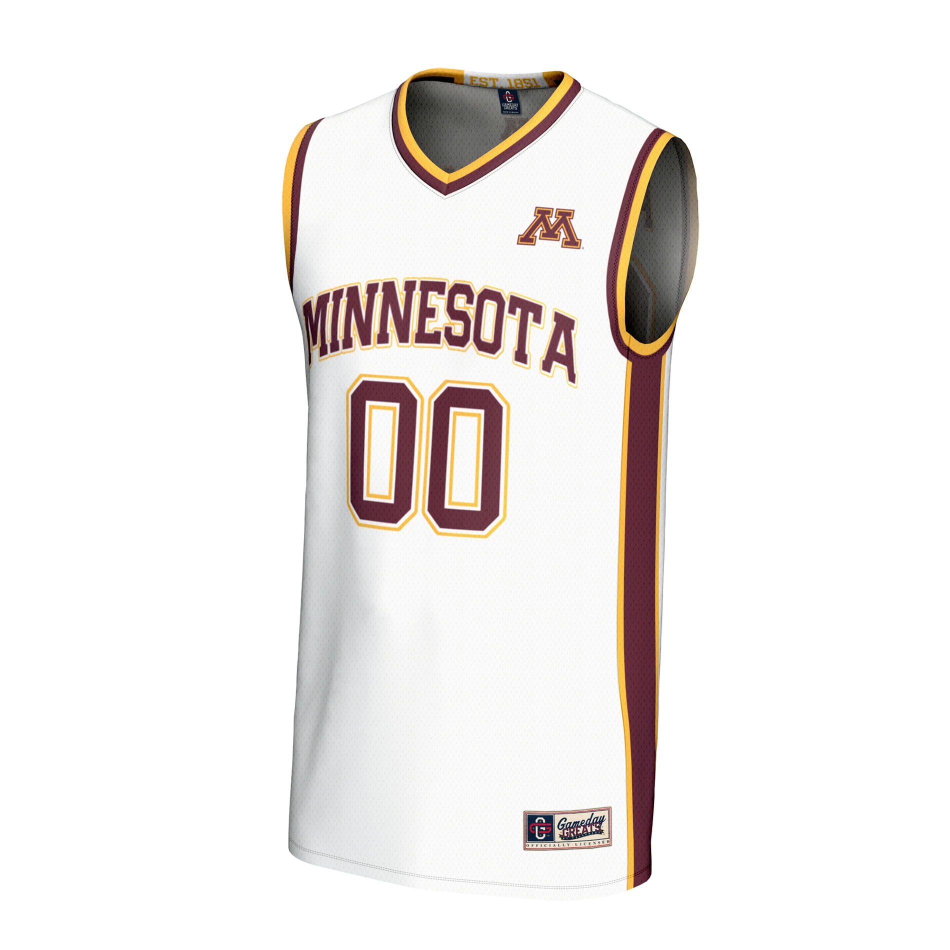 [DDG] Minnesota Golden Gophers GameDay Greats Youth Youth Lightweight Collegiate Women's Basketball NIL Fashion Jersey - White