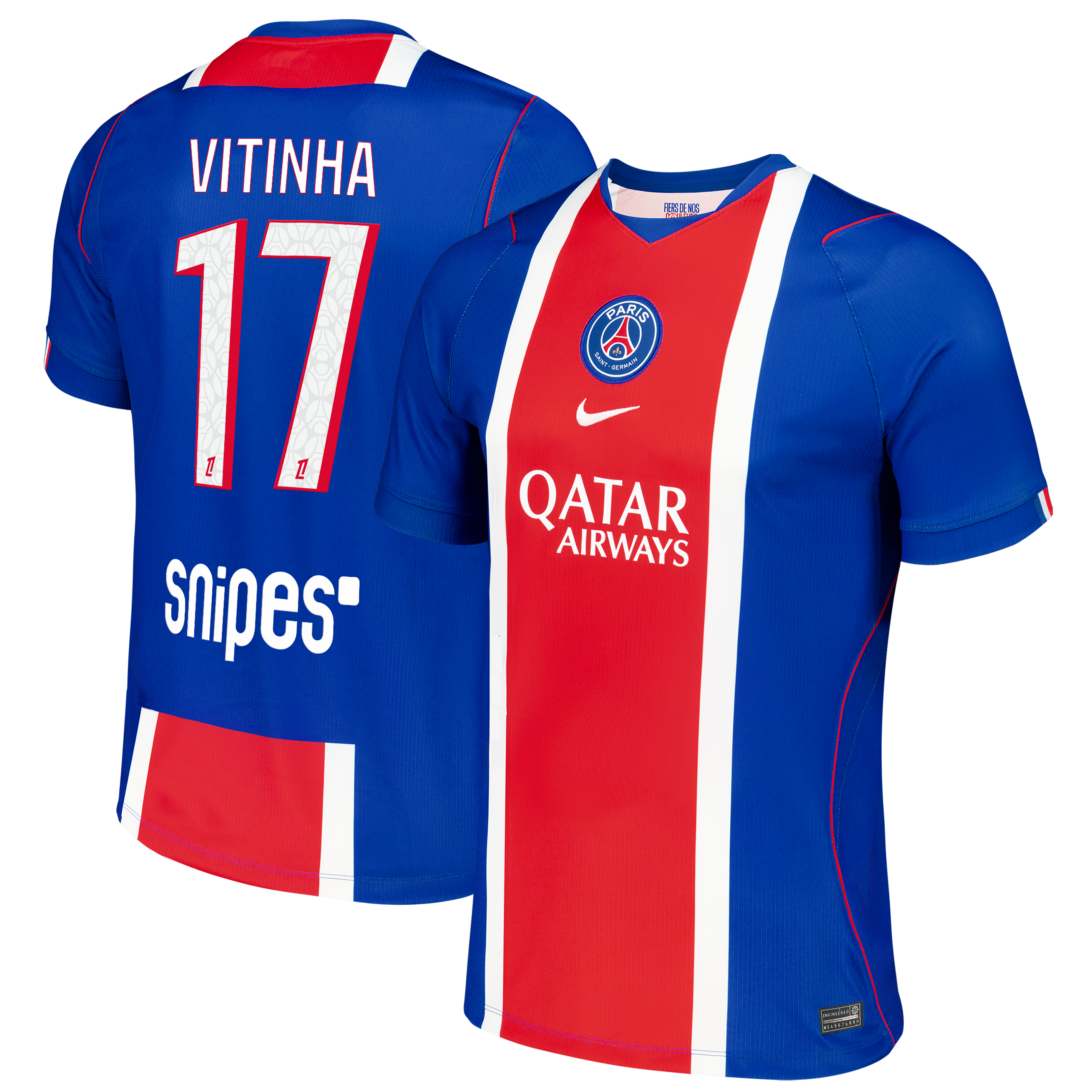 [JED] Vitinha Paris Saint-Germain 2026/27 Home Stadium Replica Jersey - Blue