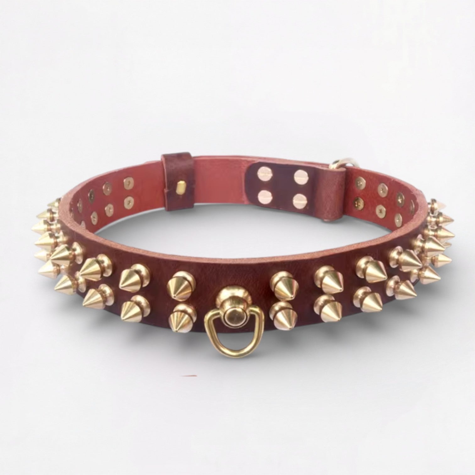 French Bulldog Spikeforge French Bulldog Riveted Collar – Anti Bite